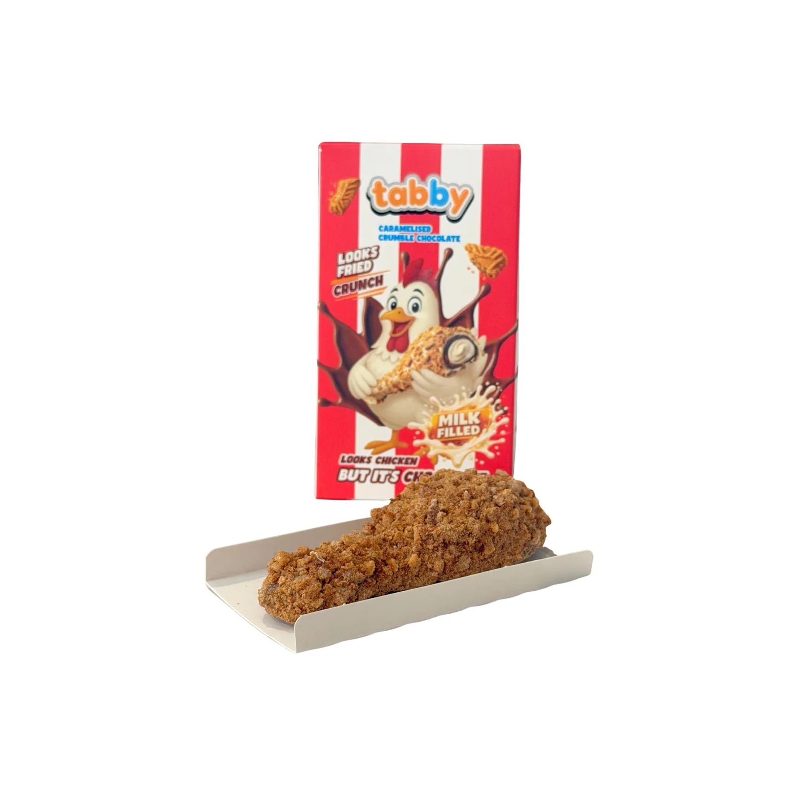 Tabby - Crunch Chocolate (Looks fried Chicken) 50g