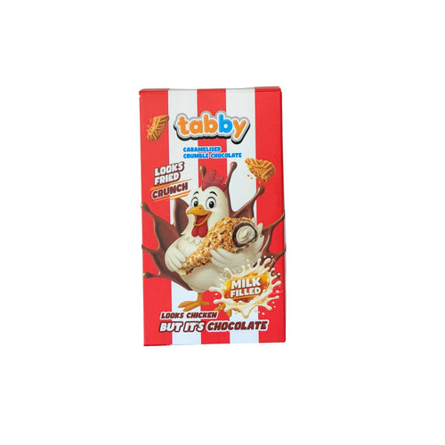 Tabby - Crunch Chocolate (Looks fried Chicken) 50g